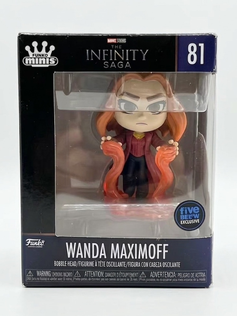 Funko Minis #81 Wanda Maximoff – Five Below Exclusive – Marvel The Infinity Saga - Picture 1 of 4